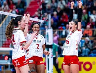 Wer zieht ins DVV-Pokal-Finale ein?