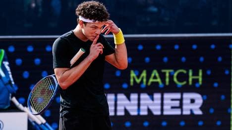 Ben Shelton orientierte sich bei seinem Jubel an Michael Olise vom FC Bayern