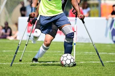 Highlight für Deutschlands Krücken-Kicker