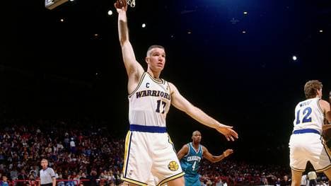 1994 Exhibition Game in Paris, France Charlotte Hornets v Golden State Warriors