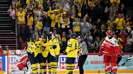 Die Schweden besiegen Dänemark