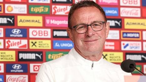 Österreichs Nationaltrainer Ralf Rangnick