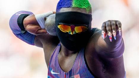 Raven Saunders bei Olympia in Paris