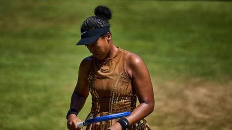 Naomi Osaka stand in Bad Homburg im Finale