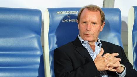 Azerbaijan's German head coach Berti Vog