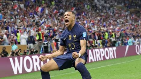 Mbappe erzielte im Finale einen Dreierpack.