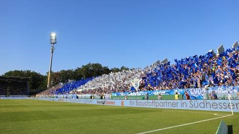 Ein Fan von Dynamo Dresden hat sich während des Spiels gegen Darmstadt 98 schwer verletzt