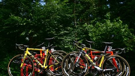 Die Räder der Radprofis sind heiß begehrt