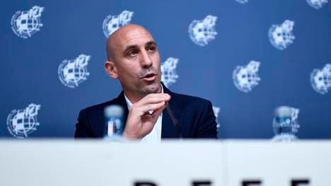 FBL-ESP-RFEF Luis Rubiales ist seit 2018 Präsident des spanischen Fußball-Verbandes RFEF