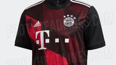 So soll das neue internationale Trikot der Bayern aussehen