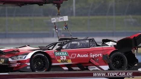 Von Rene Rasts Fahrzeug war nach dem Crash nicht mehr viel übrig