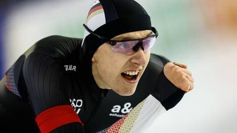 Eisschnelllauf-Hoffnung Finn Sonnekalb