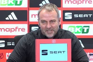 Freche Spitze gegen Real: Flick sorgt für Gelächter