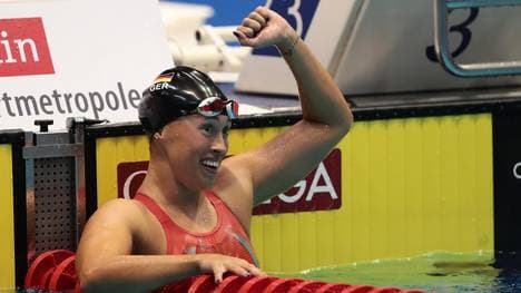 Sarah Köhler holt bei der Kurzbahn-EM das erste Gold für Deutschland 