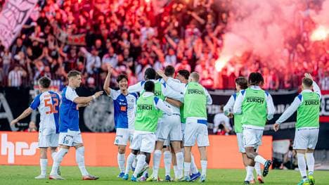 Grasshoppers Zürich feiert den Klassenerhalt, nicht die Meisterschaft