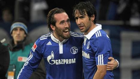 Christian Fuchs spielte in der Saison 2011/12 mit Raúl zusammen