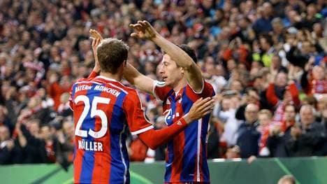 Thomas Müller und Robert Lewandowski