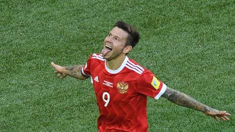 Fedor Smolow schoss Russland im Testspiel gegen Südkorea in Führung