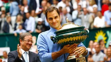 Roger Federer gewann das Turnier in halle bereits neun Mal
