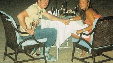 Süße 18 Jahre alt sind Wayne und Coleen Rooney auf diesem Foto.