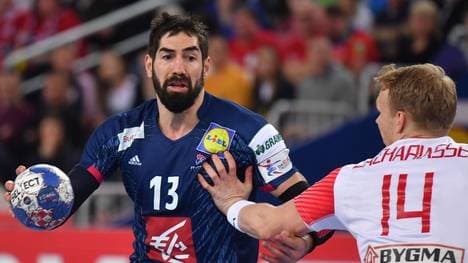 Nikola Karabatic (l.) war mit neun Toren bester französischer Werfer
