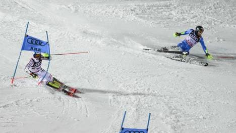Linus Straßer (l.) fädelte im kleinen Finale ein
