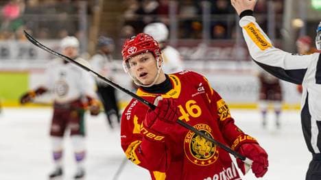 Tigers-Verteidiger Vili Saarijärvi hat sich im Derby gegen Bern verletzt