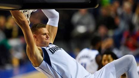 Kristaps Porzingis erreichte gegen Indiana eine Saisonbestleistung