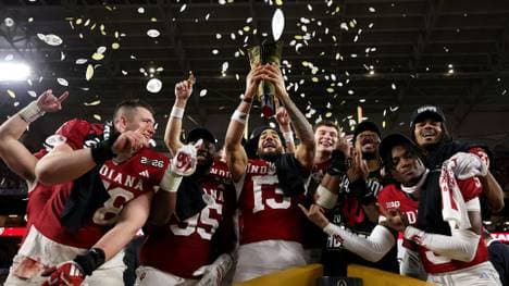 Die Hoosiers feiern ihren Titelgewinn