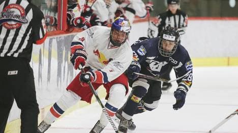 Justin Schütz (l.) wurde von den Florida Panthers ausgewählt