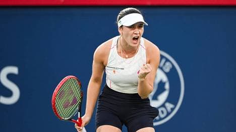 Eva Lys hat sich beim WTA-Turnier in Cincinnati in die zweite Runde gekämpft