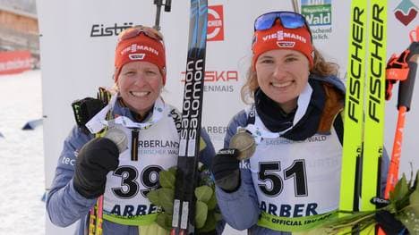 Franziska Hildebrand (l.) hört auf