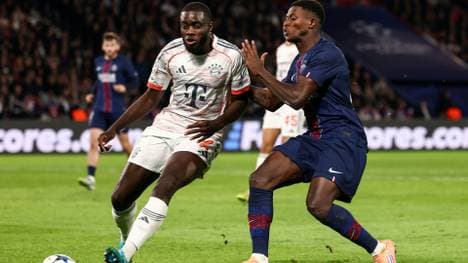 Dayot Upamecano (l.) im Spiel gegen Paris