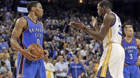 Kevin Durant kam gegen sein Ex-Team OKC auf 39 Punkte