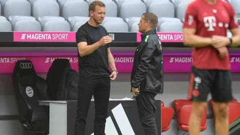 Nagelsmann und Eberl im Juli 2021
