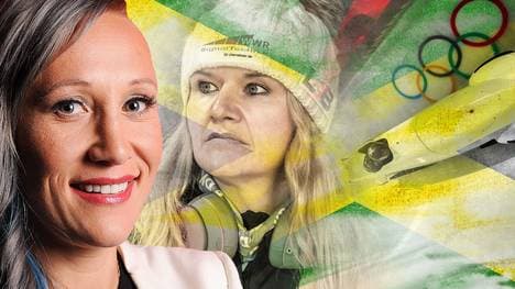 Kaillie Humphries (l.) erklärt den Zoff zwischen Sandra Kiriasis und Jamaikas Bobverband