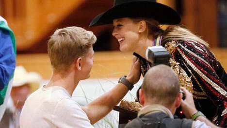 Gina Maria Schumacher ist eine erfolgreiche Westernreiterin