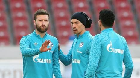 Mustafi (l.) und Stambouli (M.) werden Schalke verlassen