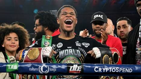 Strahlender Sieger: Box-Weltmeister Devin Haney