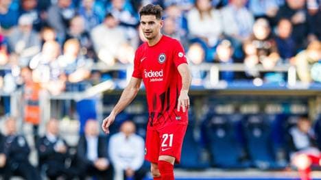 Lucas Alario erzielt die SGE-Führung