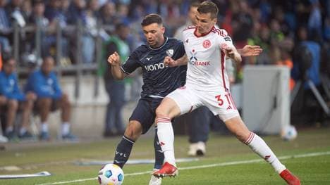 Kevin Stöger verlor mit Bochum das Relegations-Hinspiel gegen Düsseldorf deutlich