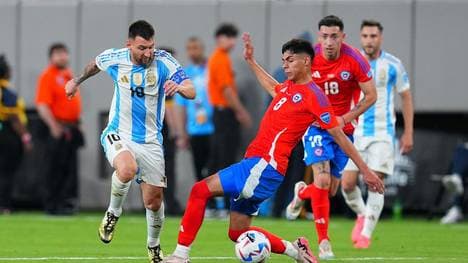 Messi im Spiel gegen Chile