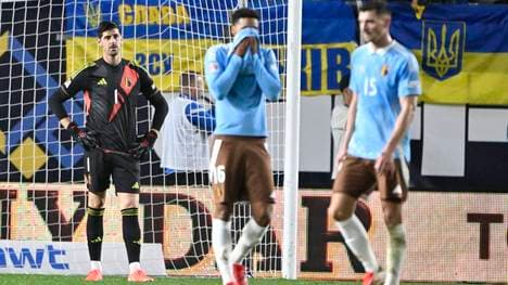 Thibaut Courtois erlebte ein bitteres Comeback für Belgien