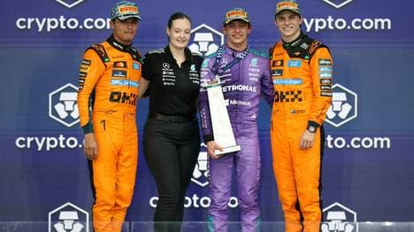 Das Podium in Miami
