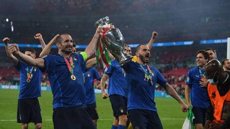 Giorgio Chiellini und Leonardo Bonucci bilden das italienische Abwehrzentrum