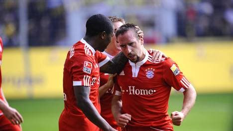 Edson Braafheid und Franck Ribéry im Einsatz für den FC Bayern
