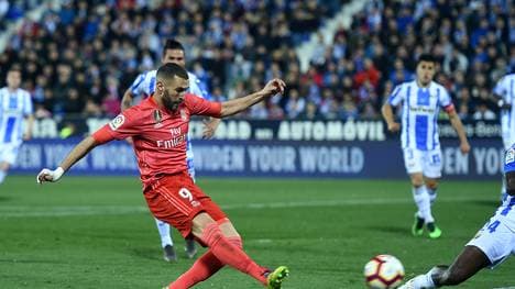 Karim Benzema erzielte das einzige Tor für Real Madrid in Leganés