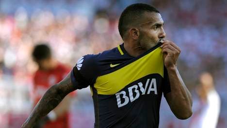 Carlos Tevez im Dezember 2016 im Trikot der Boca Juniors