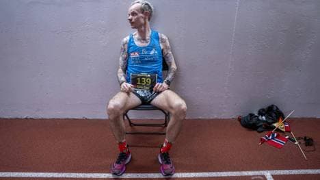 Björn Taranger bei einem 24-Stunden-Lauf in Oslo 2022