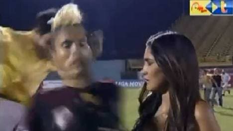 Fan-Attacke auf Aquiles Ocanto